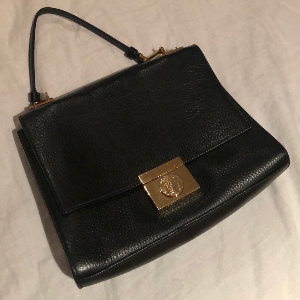AUTH Versace Leather Handbag